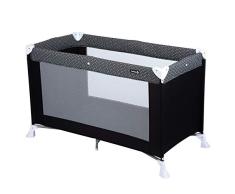 Safety 1st 2112850000 Reisebett Soft Dreams, praktisches und kompaktes Kinder-Reisebett, zusammenfaltbar und inklusive Transporttasche, Geometric, schwarz, 8.870 kg