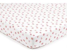BreathableBaby In English Garden Bettlaken für Babybett, feuchtigkeitsabsorbierend, 2 Stück