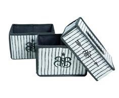 roba Pflege Organiser Set Rock Star Baby 3, 3tlg, Aufbewahrungsbox Set, 2 Boxen für Windeln & Wickelzubehör, 1 Dekobox für Feuchttücher, Babyzimmer Deko