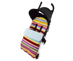 Universal Fleece Muster Fußsack für Quinny Candy Blue