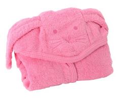 Minene 30001 Badehandtuch Katze, 80 x 135 cm, rosa