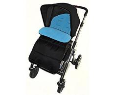 Fußsack/COSY TOES kompatibel mit Graco Metro Kinderwagen Ocean Blau