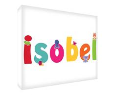 Feel Good Art Isabel Galerie verpackt Leinwandbild für Kinderzimmer, die Solide Front Panel (30 x 40 x 4 cm, mittel)