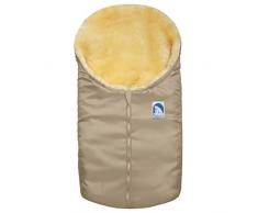 Eisbärchen 963 GR Kleiner Lammfellfußsack in grau