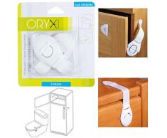 ORYX 5520045 – Displayschutzfolie Schließung Sicherheit Kühlschrank oder Schublade, 2 Stück