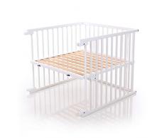 babybay Kinderbett-Umbausatz passend für Modell Maxi und Boxspring, weiß lackiert