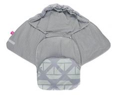 Baby Softshell Einschlagdecke für Babyschale, Autositz, Maxi-Cosi, Römer und andere Marken, ideal für Kinderwagen, Fahrradanhänger, Buggy - Schiffe mint