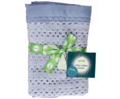 Zorbit Matratzenschoner 100 x 75 cm Cellular Decke Kinderwagen (blau)