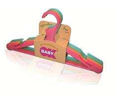 OkBaby 38870040 Set Kleiderbügel aus Kunststoff für Kinder
