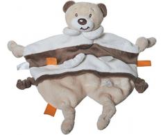 Bieco Schmusetuch Bär Bubu ab 0m+, ca. 29x24,5 cm / Schnuffeltuch / Schmusetuch Baby / Kuscheltier Baby / Schnuffeltuch Baby Junge & Mädchen / Baby Schmusetuch / Kuscheltuch Baby / Babyspielzeug