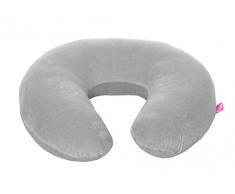 Motherhood Stillkissen Premium aus Baumwoll-Velour, Öko Tex Standard 100, hellgrau 2019