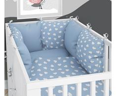 Kissen-Nestchen - Sechs Kissen samt Bezügen für das Babybett 70 x 140 cm