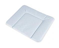 Pinolino Wickelauflage Komfort, Folie gesteppt, hellblau, 85 x 75 cm, für Babys und Kleinkinder, abwischbar, wasserdicht und schadstoffgeprüft