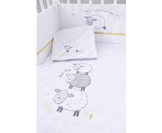 Silvercloud platzsparend Kinderbett Betten Bale, Counting Sheep, 4-tlg.