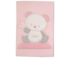 Andy & Helen 2/507cd03 _ R Decke Wiege bestickt Fleece, Pink