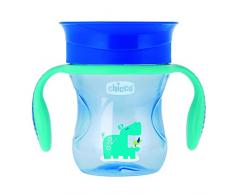 Chicco 00006951200000 Trinkbecher Perfect, 12M+, 200 ML, Light blau