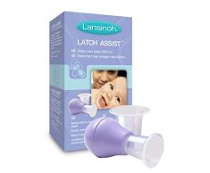 Lansinoh Latch Assist - sanfter Brustwarzenformer - erleichtert das Anlegen des Babys - inkl. Trichter in zwei Größen - BPA frei