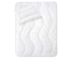 Joyfill J441-5004-00 Satine Steppbett 100/135+40/60, weiß, 515 g