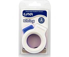 Esska BITY Beißring (2 Stück, weiß/blau)