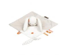 Nattou Schnuffeltuch Kaninchen Mia, Mia und Basile, 30 x 20 x 5 cm, Weiß