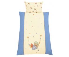 Urra 250 - 1088 - 01 - Bettwäsche - Kuschelfreunde, 100/135 und 40/60 blau