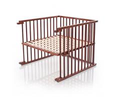 babybay Kinderbett-Umbausatz passend für Modell Maxi und Boxspring, dunkelbraun lackiert
