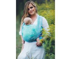 Little Frog 7095 Beloved Baby Tragetuch, Größe 6, Sea Abyss, blau, 260 g