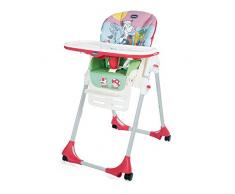 Chicco Polly Easy Hochstuhl mit 4 Rollen, Country Farm