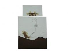 STEFF - Makes your baby happy 100/016 Duvet, 140 x 100 cm und Kopfkissenbezug, 50 x 70 cm