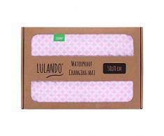 LULANDO Wasserdichte Baby Wickelunterlage Wickelmatte (50x70 cm). Praktische Wickelauflage Bettunterlage Reisematte, vielseitig einsetzbar. Mit dem Standard 100 von Öko-Tex.