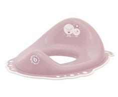 BIECO 11181705 - Kinder Toilettensitz Trend in rosa, mit Schäfchen Motiv und Anti Slip Funktion, ca. 39,5 x 30 x 13 cm, ab 8 Monate bis etwa 4 Jahre
