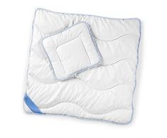 Sterntaler Oberbett, Bettdecke und Kopfkissen, 80 x 80 cm, Polyester, Weiß