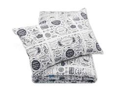 Pepi Leti 685843715702 Retro Label Premium Hochwertige Kinderbettwäsche, mehrfarbig