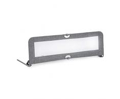 Hauck Sleep N Safe Plus XL Bettgitter, für Sicherheit beim Schlafen, 150 x 50 cm tragbares Bettschutzgitter, kompakt faltbar, grau