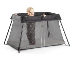 BABYBJÖRN Reisebett Light mit Spannbetttuch, Schwarz