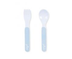 Jollein Besteck Set Wildtiere weich blau Besteck Set Wildtiere weich blau Besteck Set Wildtiere weich blau