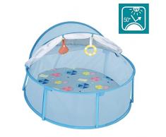Babymoov A035215 Babymoov Babyni Strandzelt & Reisebett, LSF 50+, blau