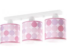 Dalber Colors Deckenleuchte 3 Leuchte, rosa 62003S