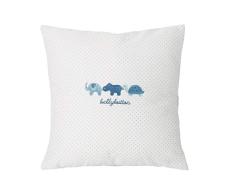 Alvi 409003501 Kuschelkissen blau Little Animal