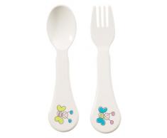 bebe-jou 655959 Besteck Butterfly weiss
