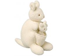 Trousselier - Musik Plüschtier - Känguru - Baumwollstoff - Musik Wiegenlied von Brahms - 20 cm hoch - Klassischer Chic - Ideales Geburtsgeschenk - Maschinenwaschbar - Farbe elfenbein