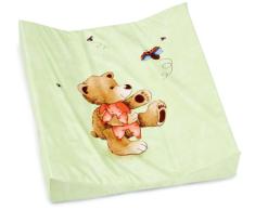 Julius Zöllner 2200528076 - Teddy Grün Wickelauflage 2-Keil Mulde, 50 x 65 cm