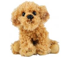 Suki Gifts 12137 Naturgetreuer Labradoodle Hund Kuscheltier, mehrfarbig