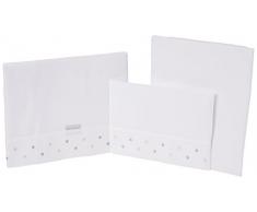 Petit Lazzari Stars - Set mit 3 Bögen für Babytragetasche, Kuckucksack oder Mose, 35 x 75 cm, Grau