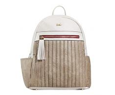 SoHo Collection Montgomery Wickeltasche aus veganem Leder, mit Wickelunterlage, Kinderwagenriemen und isolierten Taschen, 3-teiliges Set