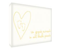 Feel Good Art miraclegirl-a5blk-15it Token Deko Acryl 21 x 14 x 2 cm gelb