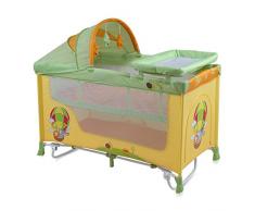 Lorelli Nanny Reisebett Baby zusammenklappbar Wippschalter orange