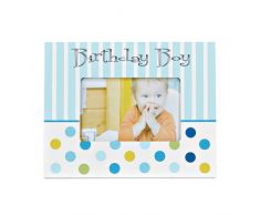 LED baby photo frame - LED Baby Fotorahmen - Baby Bilderrahmen mit LED Beleuchtung Schriftzug - Birthday Boy