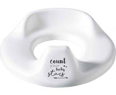 bébé-jou 6038105 Toilettensitz Lucky Quotes, weiß