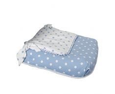 Babyline bgboo Karussell – Strickdecke für Kinderwagen blau